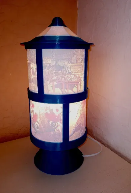 Lithophane lamp tower — Фото 3 из 7
