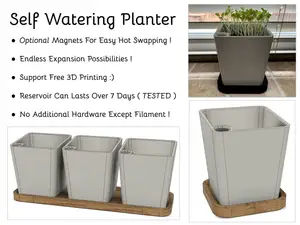 Modular Self Watering Planter - Endless Expandability !