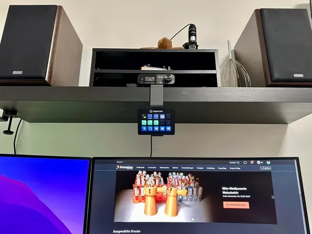Elgato StreamDeck Mk2 IKEA shelf mount — Фото 3 из 8
