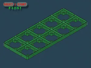 Gridfinity | Base: Skelet | 5x2 | select2stertPrint