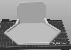 Display Shelf Wall (Covered wall display)