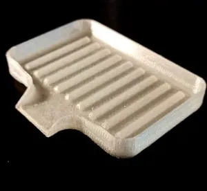 Soap dish with a drain.