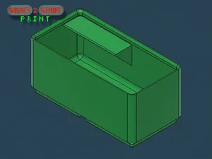 1x2x5 Bin | Lable | Gridfinity | Deskorganizer | Tool | select2stertPrint