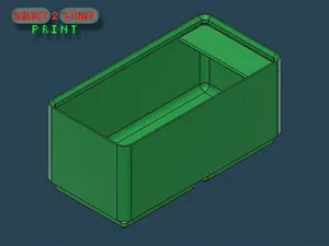 2x1x5 Bin | Lable | Gridfinity | Deskorganizer | Tool | select2stertPrint