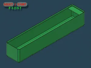 5x1x5 Bin | Lable | Gridfinity | Deskorganizer | Tool | select2stertPrint
