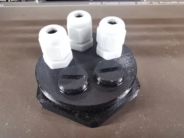 PG42 Blind Stuffing-Adapter to 5xPG7 Cable Gland/ PG42 Blindstopfen-Adapter auf 5xPG7-Kabelverschraubung — Фото 15 из 17