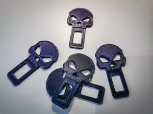 Skull Seat Belt Plug (Alarm Stopper)
