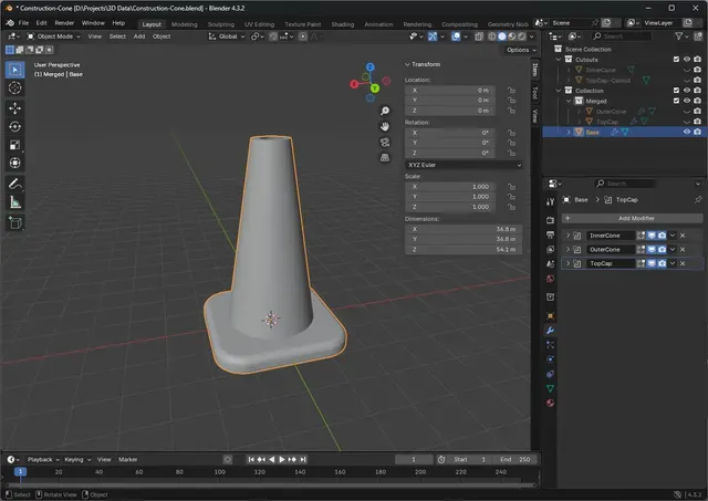 Mini Construction Cone — Image 3 of 3