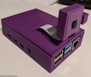 Case for Raspberry Pi 4 and Pi camera