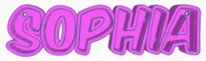 SOPHIA LED- Namenslampe (Name lamp)