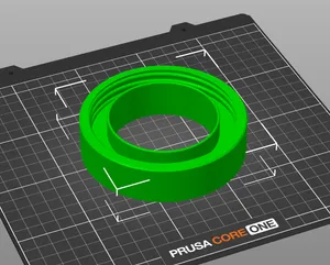 Dust Cyclone to 100mm Kilner Mason Jar Thread Adapter