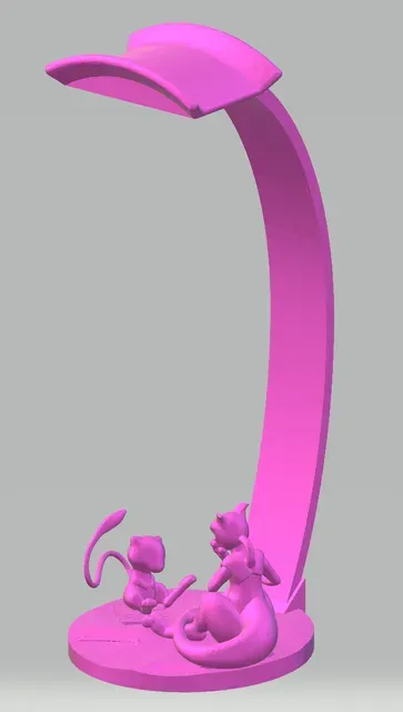 Mew & Mewtwo headphone stand / holder — Фото 2 из 2