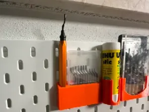 Skadis Holder for the Ruthex Deburrer (SkadisTNut, FreeCAD)