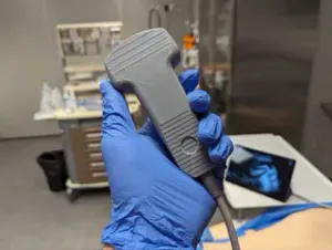 USG curvilinear probe prop for healthcare simulation