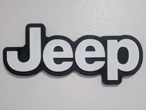 Jeep Logo 3D Wall Art