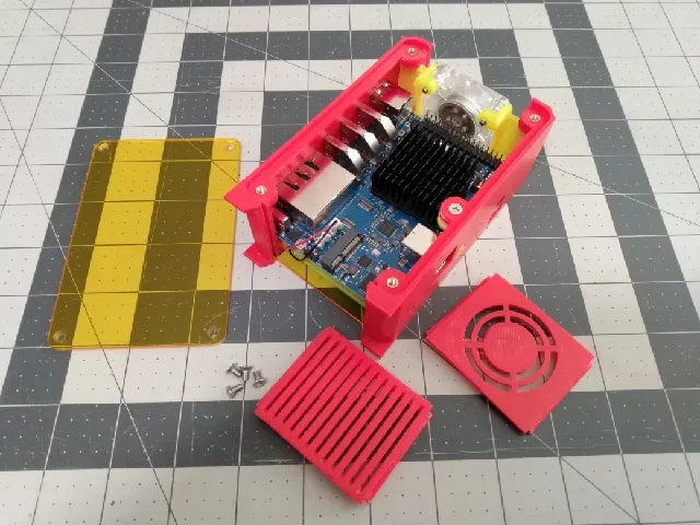 Orange Pi 5 Plus Case with 40mm x 10mm fan — Фото 2 из 22