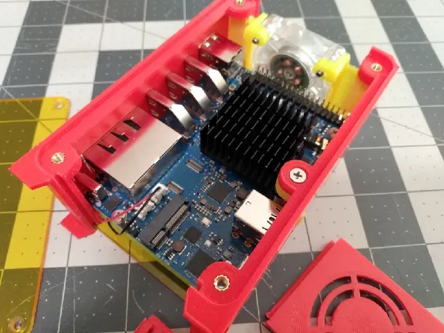 Orange Pi 5 Plus Case with 40mm x 10mm fan — Фото 10 из 22