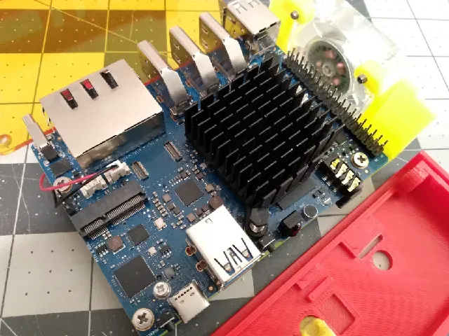 Orange Pi 5 Plus Case with 40mm x 10mm fan — Фото 9 из 22