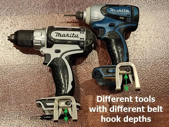 #0109 Makita 18V LXT Power Driver Holster - For Tools with Belt Hooks — Фото 7 из 10
