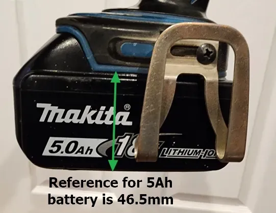#0109 Makita 18V LXT Power Driver Holster - For Tools with Belt Hooks — Фото 5 из 10
