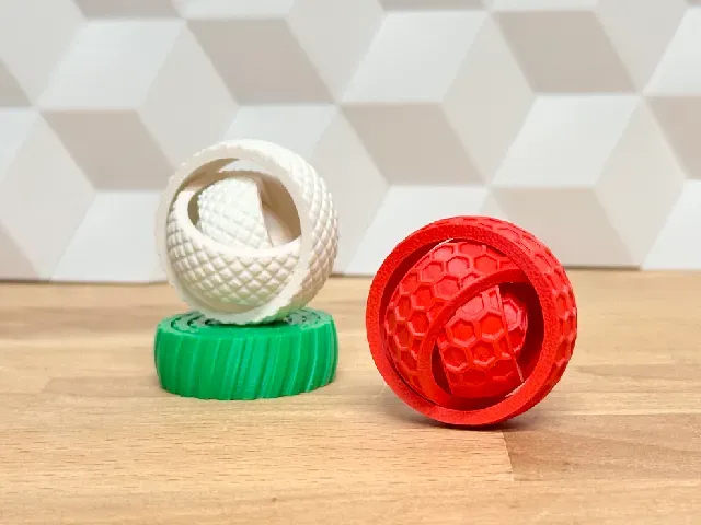 Tactile Fidget Rings (spinning fun toy) — Фото 2 из 6