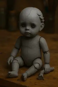Creepy Broken Doll