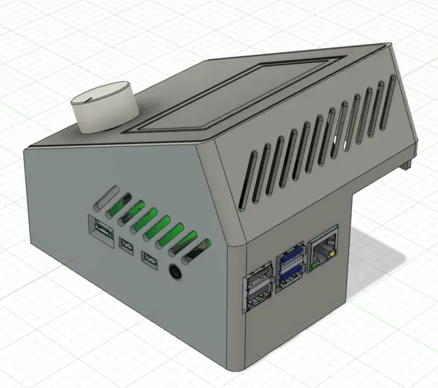Ender 3 Pro LCD + Raspberry Pi 4 Case (Remix and STEP file) — Фото 2 из 18