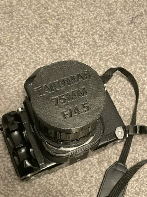 Takumar 75mm F/4.5 cap - Pentax 67, 6x7 67II lens cap