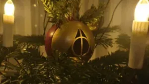 Harry Potter Christmas Ornament: Deathly Hallows