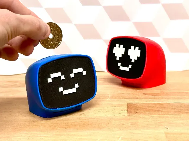 Cute Computer Bank (desk companion - kawaii piggy bank) — Image 7 of 8