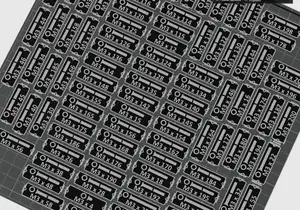 Gridfinity Bin Labels Flat-Head cap screw hex socket ISO 10642 former DIN 7991 M2.5, M3, M4, M5, M6, M8, M10, M12, M14, M16, M18, M20