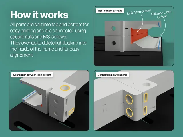 LED Frame 2.0 (Multiboard) for IKEA SKADIS — Фото 6 из 11