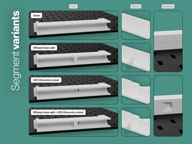 LED Frame 2.0 (Multiboard) for IKEA SKADIS — Фото 9 из 11