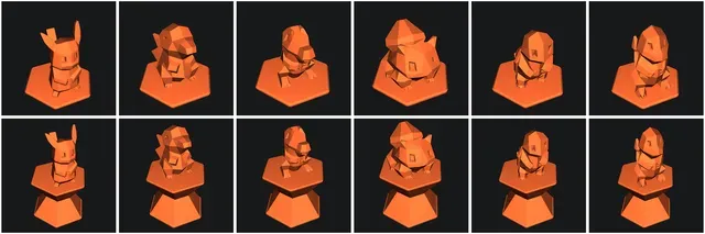More figures for Prusa balance game - Darth Vader, Stormtrooper, Mandalorian, Yoda, Dwayne The Rock Johnson, Pinguin, Tux, Snowman, Christmas Tree, Gnome, Santa, Benchy, Pikachu, Cyndaquil, Totodile, Bulbasaur, Squirtle, Charmander, Moai, Football Player — Image 4 of 4