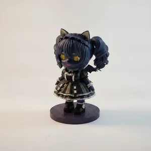 Anime Goth Girl Figurine 3D Printable