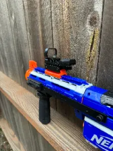 Nerf Rail to Picatinny Riser, Fits Retaliator Barrel