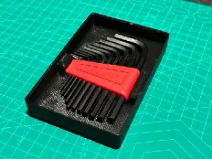 Gridfinity Stackable Allen Key set Holder 3x2 (2U tall)
