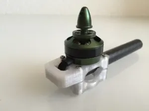 Brushless Motor Tube Mount (12mm tubes, 22xx & 18xx type outrunners)