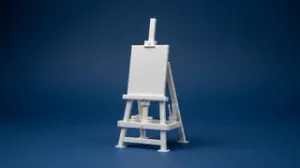 1:12 Scale Dollhouse Artist Easel