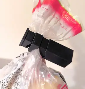 Bag clip - NO supports version ("Polygonal" version)