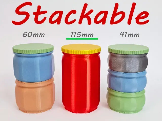 Stackable Jar (115mm version)
