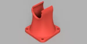 E3D V6 Fan Duct for 50mm Fan V2