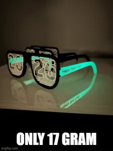 New Year's party glasses! (Only 17g)
