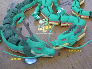 Articulated Shenron Dragon Toy