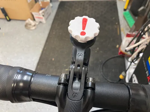 Reminder for Garmin or Wahoo quarter turn bike computer