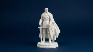 Medieval Knight Warrior Decor 3D Model