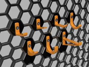 Hook set for the Honeycomb storage wall (HSW)