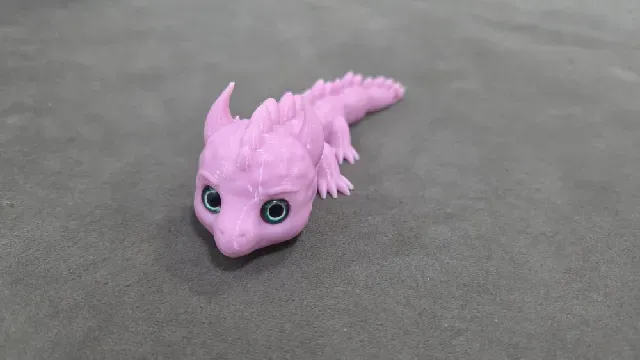 Toon Dragon Keychain - 6mm glass eye compatible — Фото 6 из 9