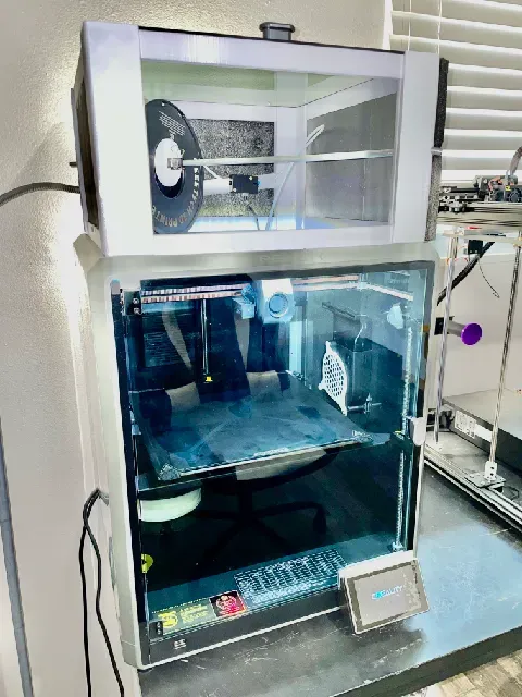 K1 Max Riser on Steroids - Modular Overhead Filament Box with 4 roll capacity with F3D for easy mods — Image 2 of 5