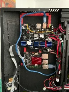 Custom Board mount for the Artillery Genius + BTTPi v1.2